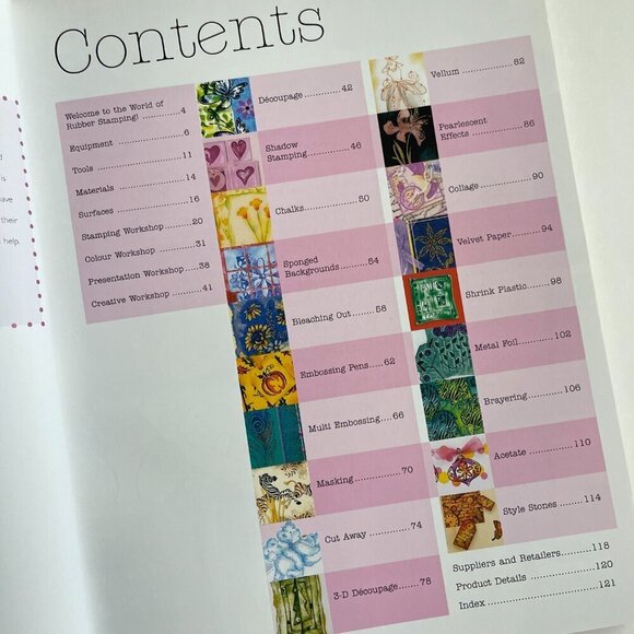 The Rubber Stamper's Bible Book by Francoise Read - Picture 3 of 10